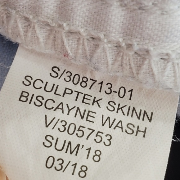 Athleta Jeans Sculptek Lt Blue Biscayne 0 24x26.5 Skinny Ankle Stretchy Comfy - Picture 10 of 16